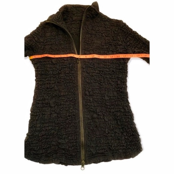 Sno Skins Black Textured 2 Way Zip Up Jacket, Size Small* (Please see below) - Picture 7 of 10